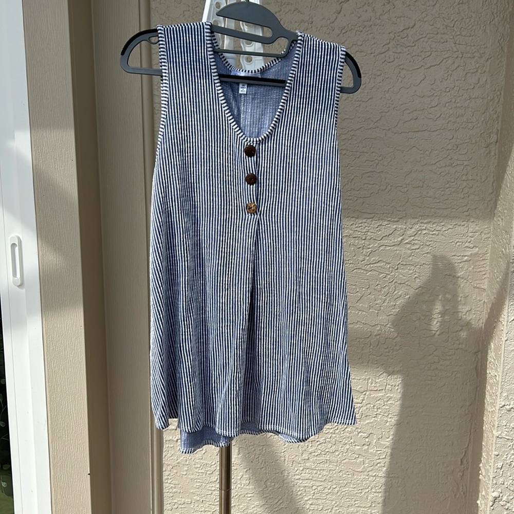 Plus size nautical top